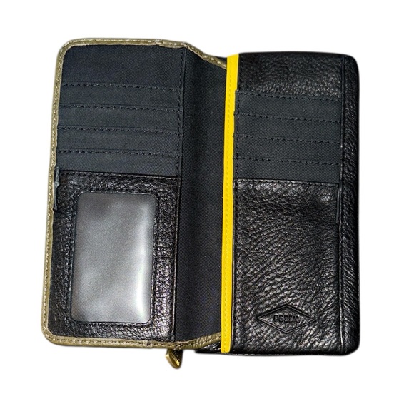 FOSSIL PRESTON PERFORATED LEATHER WALLET - Picture 3 of 8